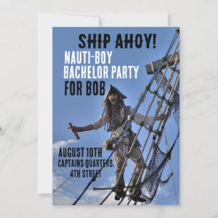 PIRATE BACHELOR PARTY CUSTOM EINLADUNGEN