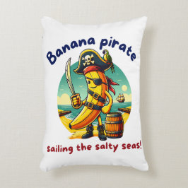 Pirate Banana Adventure am Meer Dekokissen
