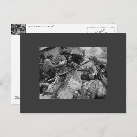 Pirate Battle Postkarte (Vorne/Hinten)