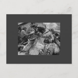 Pirate Battle Postkarte