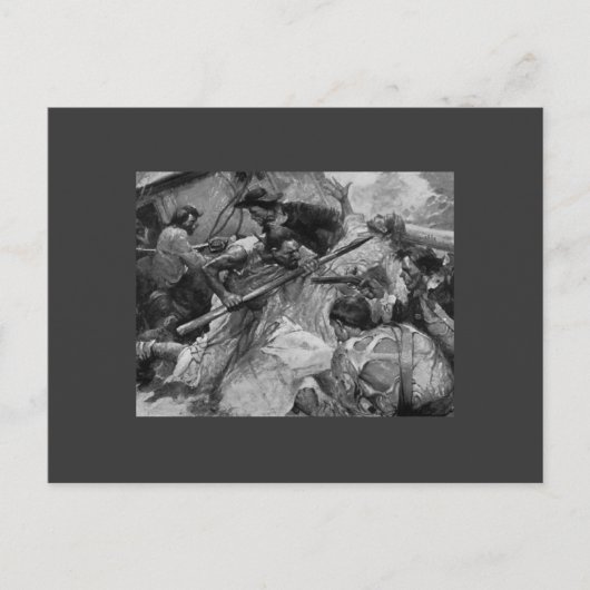 Pirate Battle Postkarte (Vorderseite)