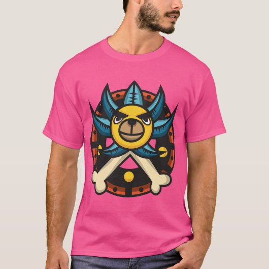 Pirate bear shield T-Shirt (Vorderseite)