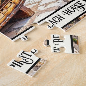Pirate Bench am Strand Puzzle (Seite)