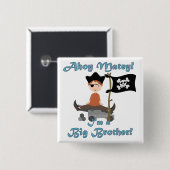 Pirate Big Brother Button (Vorne & Hinten)