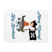 Pirate Big Brother Magnet (Horizontal)