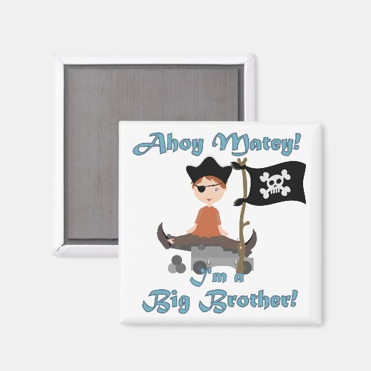 Pirate Big Brother Magnet (Vorderseite/Rückseite)