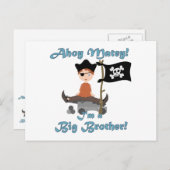 Pirate Big Brother Postkarte (Vorne/Hinten)