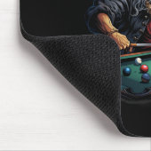 Pirate Billiards Pool Player Buccaneer Sports Mousepad (Ecke)
