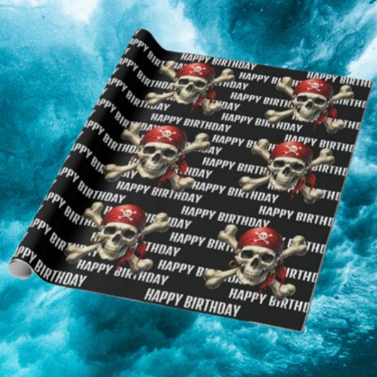 Pirate Birthday Adventure Geschenkpapier