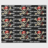 Pirate Birthday Adventure Geschenkpapier (Flach)