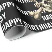 Pirate Birthday Adventure Geschenkpapier (Rolleneckpunkt)