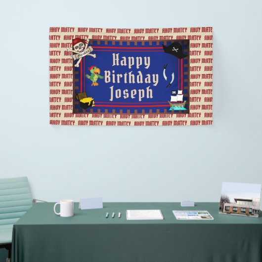 Pirate Birthday Banner (Messeveranstaltung)