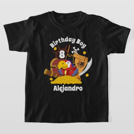 Pirate Birthday Boy Shirt (Ablage )