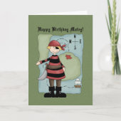 Pirate Birthday Card Karte (Vorderseite)