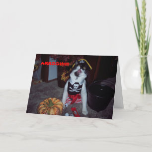 PIRATE BIRTHDAY CARD KARTE