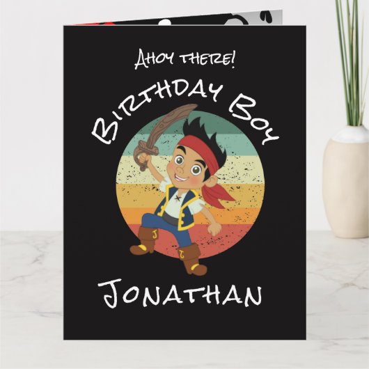 Pirate Birthday Card Karte (Vorderseite)