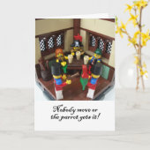 Pirate Birthday Card Karte (Gelbe Blume)