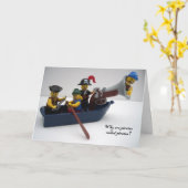 Pirate Birthday Card Karte (Gelbe Blume)