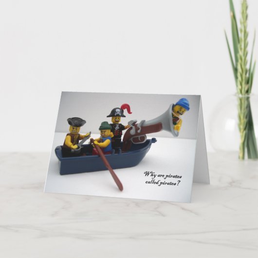Pirate Birthday Card Karte (Vorderseite)