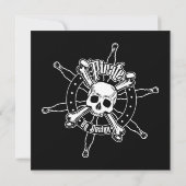 Pirate Birthday Card Karte (Rückseite)
