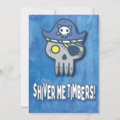 Pirate Birthday Einladung (Vorderseite)