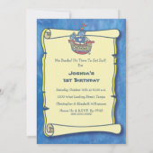 Pirate Birthday Einladung (Rückseite)