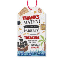 Pirate Birthday Favor Tags