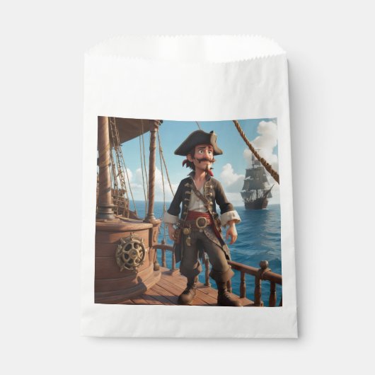 Pirate Birthday Geschenktütchen (Vorderseite)