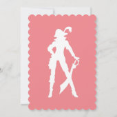 Pirate Birthday Girl Einladung (Rückseite)