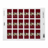 Pirate Birthday Hershey Mini Candy Wrapper Labels Adressaufkleber (Vorne)