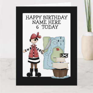 Pirate Birthday Karte
