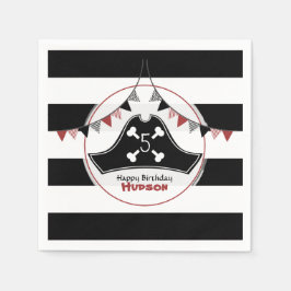Pirate Birthday Napkins Serviette