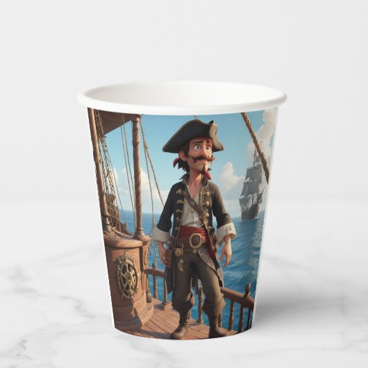 Pirate Birthday Pappbecher (Vorderseite)