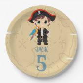 Pirate Birthday Pappteller (Vorderseite)