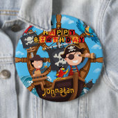 Pirate Birthday Party Button (Beispiel)