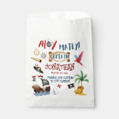 Pirate Birthday Party danke Geschenktütchen (Vorderseite)