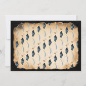 Pirate Birthday Party Foto Danke Karte (Rückseite)