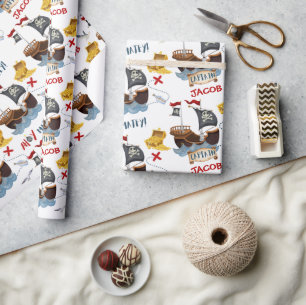 Pirate Birthday Party Geschenkpapier