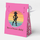 Pirate Birthday Party Lady Fevor Box Geschenkschachtel (Rückseite)