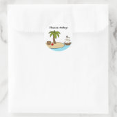 Pirate Birthday Party Sticker (Tasche)