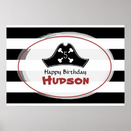 Pirate Birthday Poster