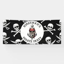 Pirate Birthday Unter dem Meer Banner