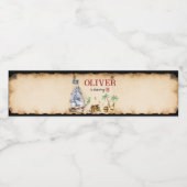 Pirate Birthday Water Flasche Label Wasserflaschenetikett (Einzelnes Label)