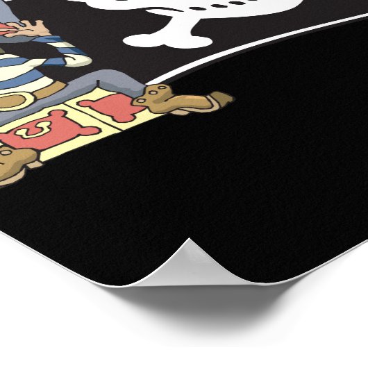 Pirate Blokes Poster (Ecke)