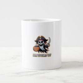 Pirate Boo – Spooky Cute Halloween Ghost sword Jumbo-Tasse