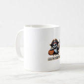 Pirate Boo – Spooky Cute Halloween Ghost sword Kaffeetasse (Vorderseite Links)