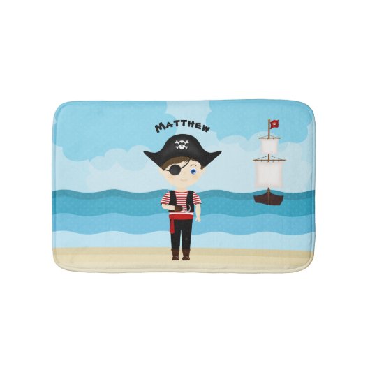 Pirate Boy Badematte (Vorderseite)