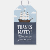 Pirate Boy Birthday Geschenkanhänger (Vorderseite)