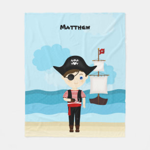 Pirate Boy Fleecedecke