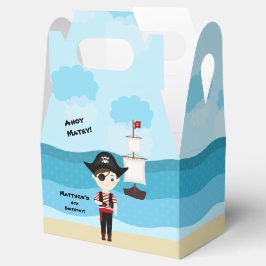 Pirate Boy Geschenkschachtel (Geöffnet)